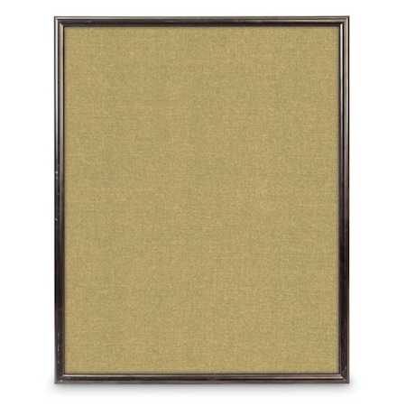 United Visual Products Corkboard, Brnz, Cork, 2 Door, 60x36" UV304-BRONZE-CORK